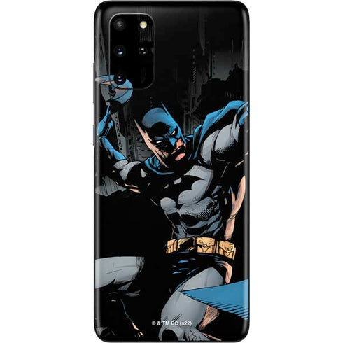 DC Comics Batman Throwing Batarang Jim Lee Art Galaxy S20 Plus Skin